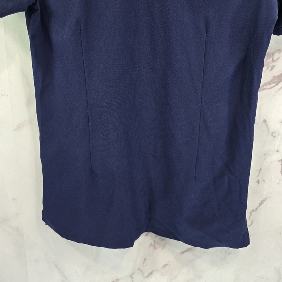 FIGS Top Womens XXS Blue Casma 3 Pocket Navy Short Scrub V Neck 1815 - Picture 7 of 10